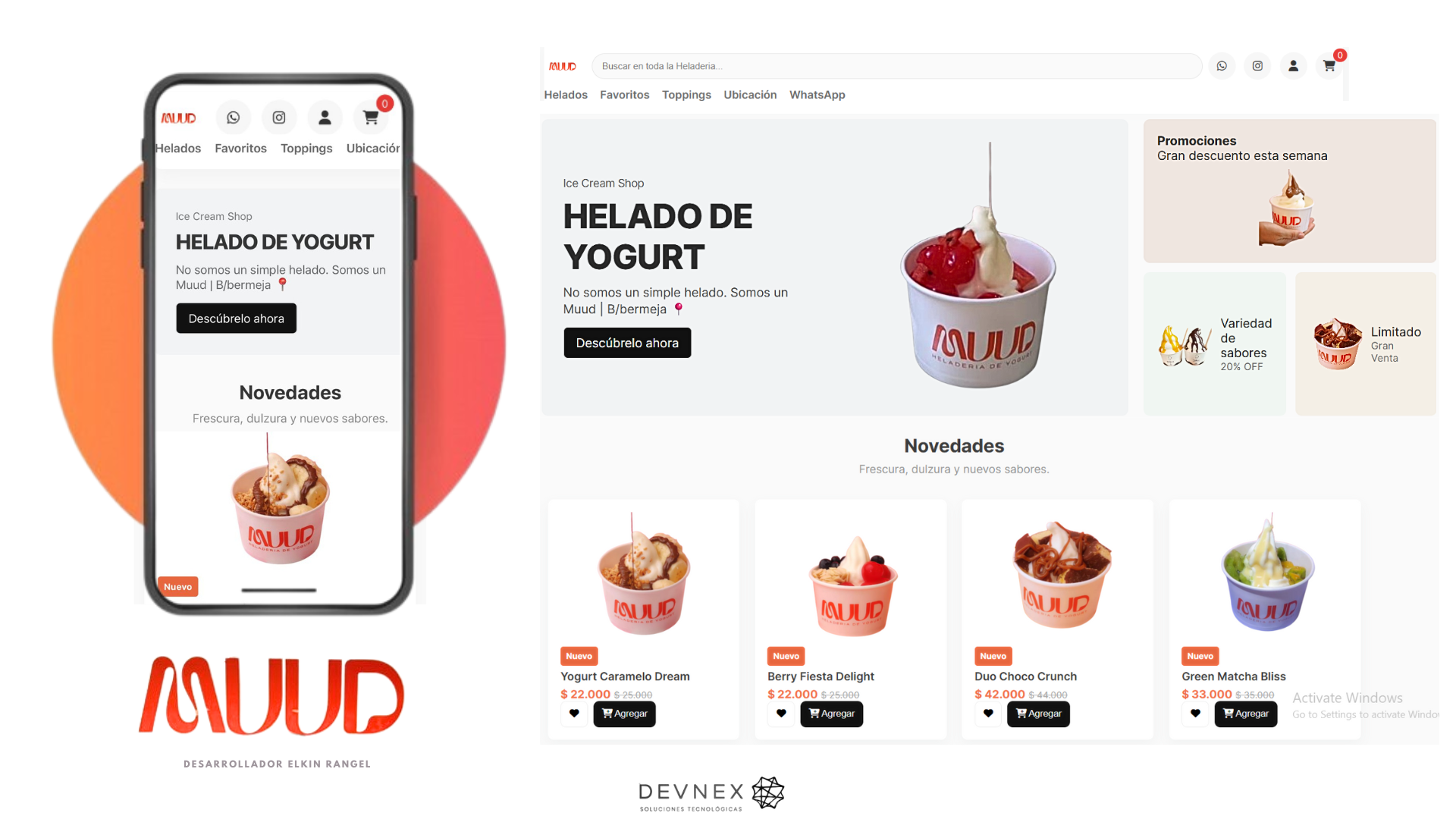Sistema de pedidos en línea